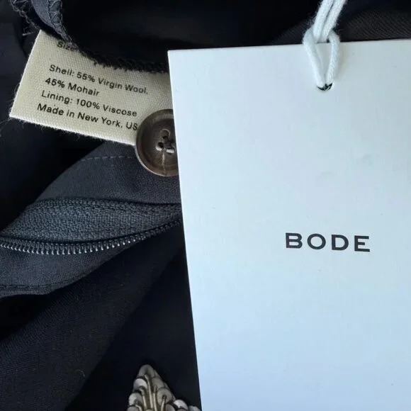 NWT BODE Embroidered Formal Trousers - Size 31 - Picture 9 of 9